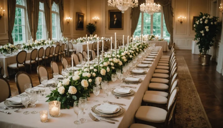 disposition table mariage pour 100 personnes