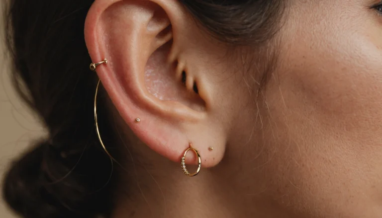 boucle d'oreilles deuxieme trou